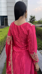 Gulabi Prism Palazzo Set