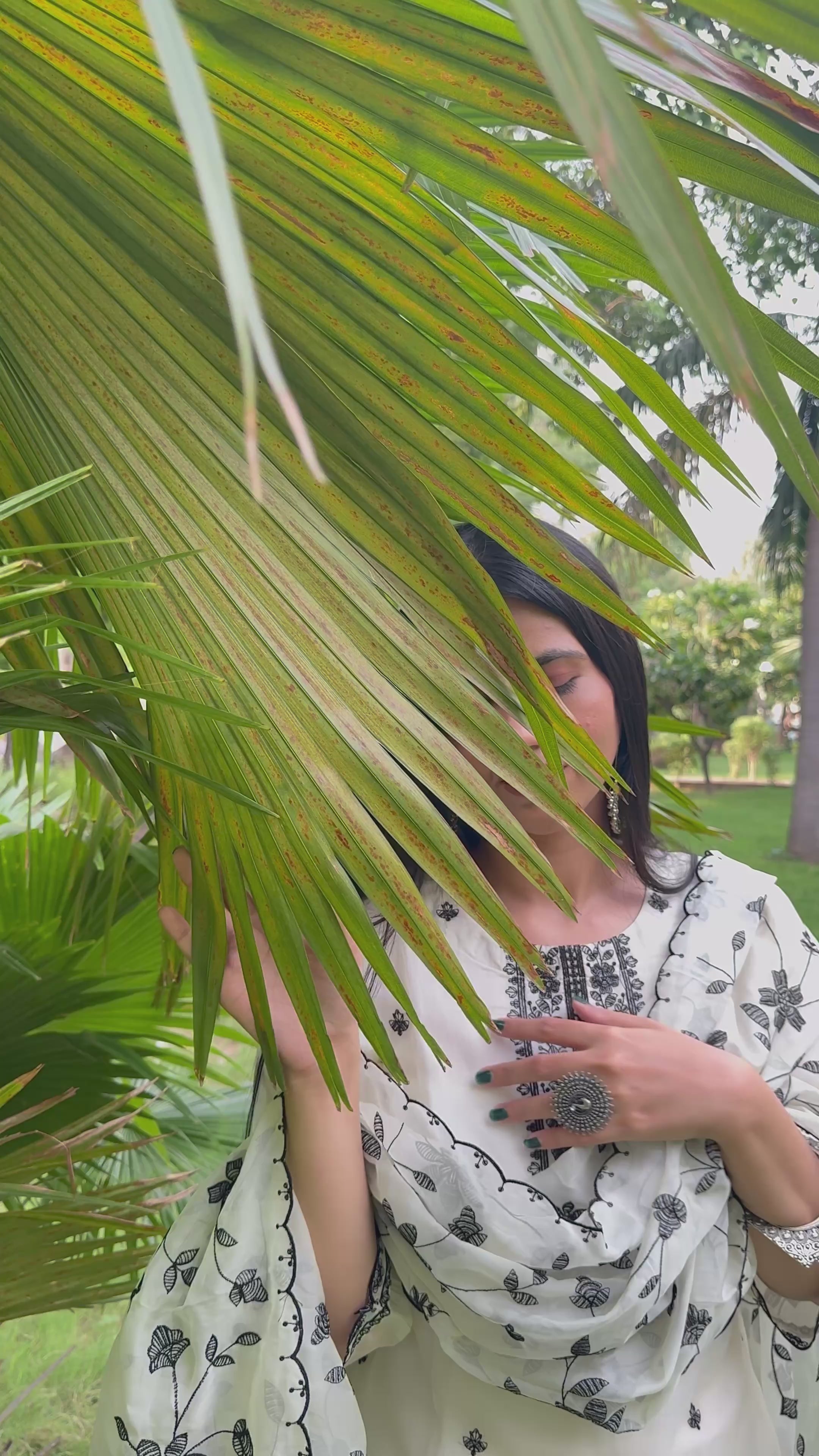 kammo organza suit set